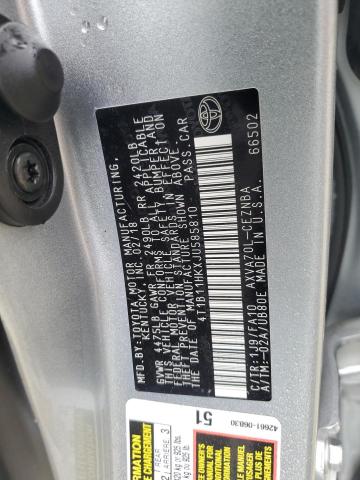 2018 TOYOTA CAMRY L - 4T1B11HKXJU585810