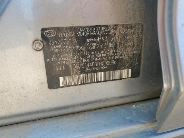 2015 HYUNDAI SONATA SE - 5NPE24AF8FH009986