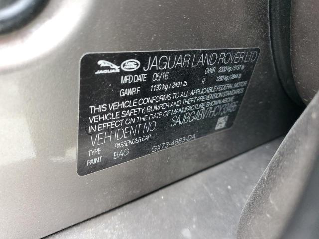 2017 JAGUAR XF S SAJBG4BV7HCY33486