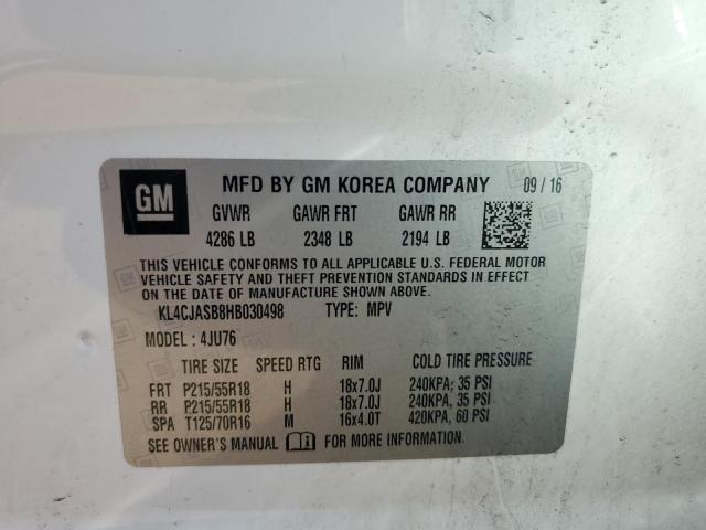 2017 BUICK ENCORE PRE - KL4CJASB8HB030498