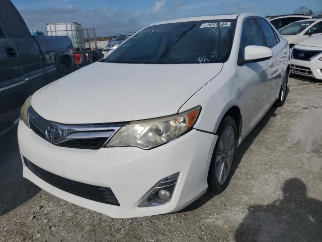 TOYOTA CAMRY SE 2012 white  gas 4T1BK1FK0CU513209 photo #1