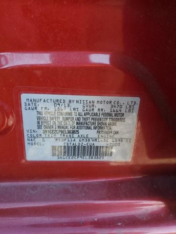 VIN 3N1CE2CP9EL383825 2014 Nissan Versa, S no.13