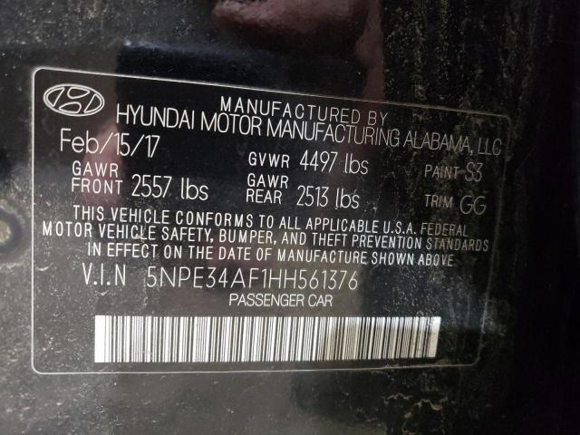2017 HYUNDAI SONATA SPO - 5NPE34AF1HH561376