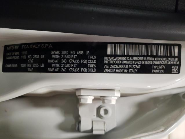 2020 JEEP RENEGADE L - ZACNJBBB4LPL27347