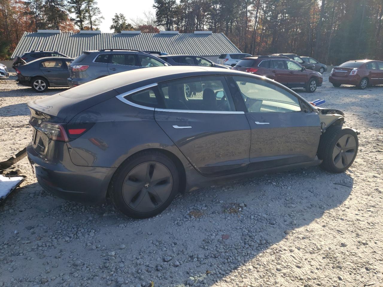 Lot #2972418517 2019 TESLA MODEL 3