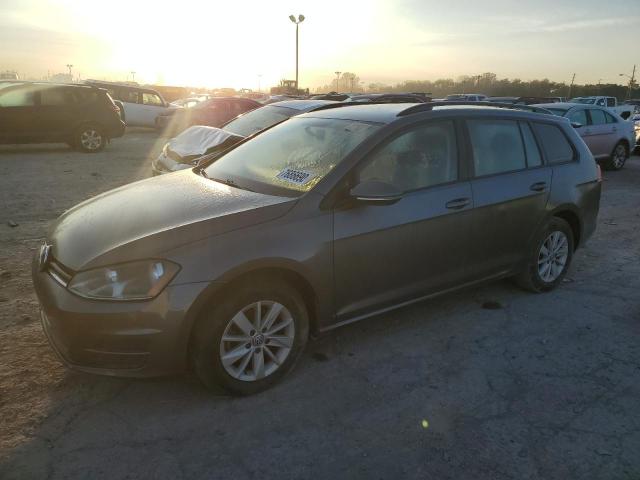 VOLKSWAGEN GOLF SPORT 2016 gray station gas 3VWC17AU2GM514649 photo #1