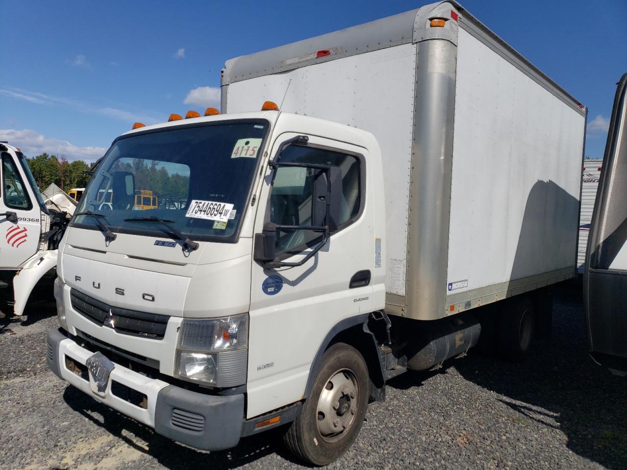 MITSUBISHI FE FEC72S 2015 white  diesel JL6BNG1AXFK000697 photo #3