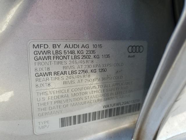 VIN WA1UFAFL2GA013239 2016 Audi A4, Premium Plus no.12