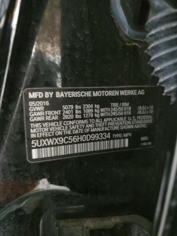 VIN 5UXWX9C56H0D99334 2017 BMW X3, Xdrive28I no.12