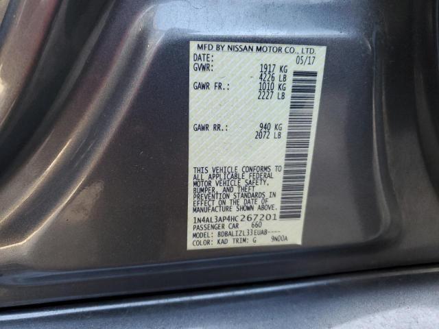 2017 NISSAN ALTIMA 2.5 - 1N4AL3AP4HC267201