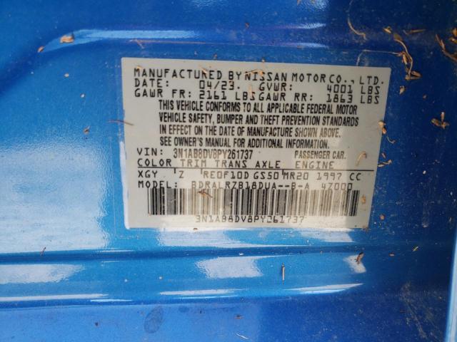 2023 NISSAN SENTRA SR - 3N1AB8DV8PY261737