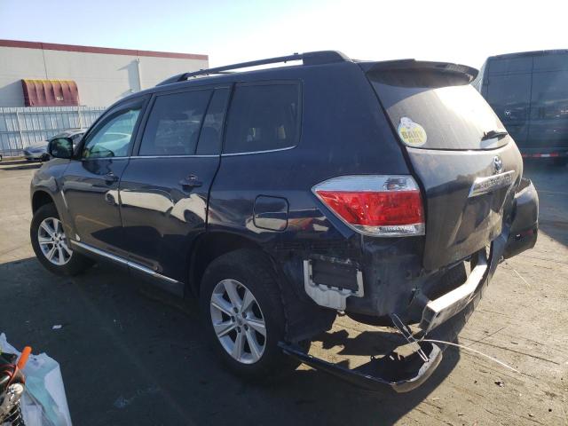 VIN 5TDZA3EHXDS040982 2013 Toyota Highlander, Base no.2