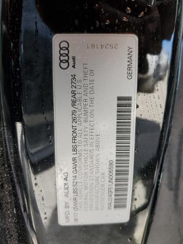 2018 AUDI S5 PRESTIG WAU24GF51JN005590