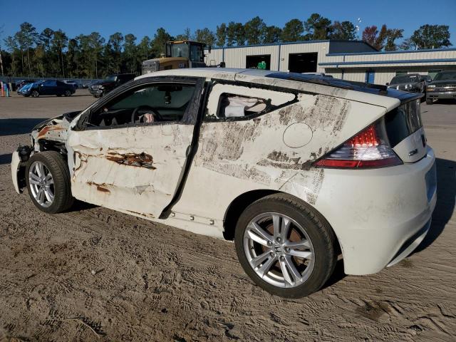 HONDA CR-Z EX 2014 white hatchbac hybrid engine JHMZF1C68ES003136 photo #3