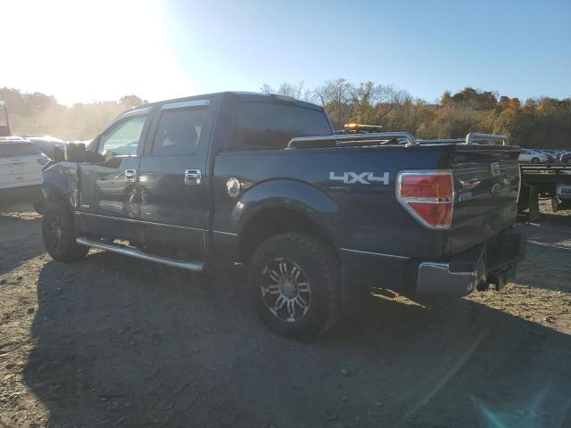 FORD F150 SUPER 2013 blue crew pic gas 1FTFW1ET6DFC45552 photo #3