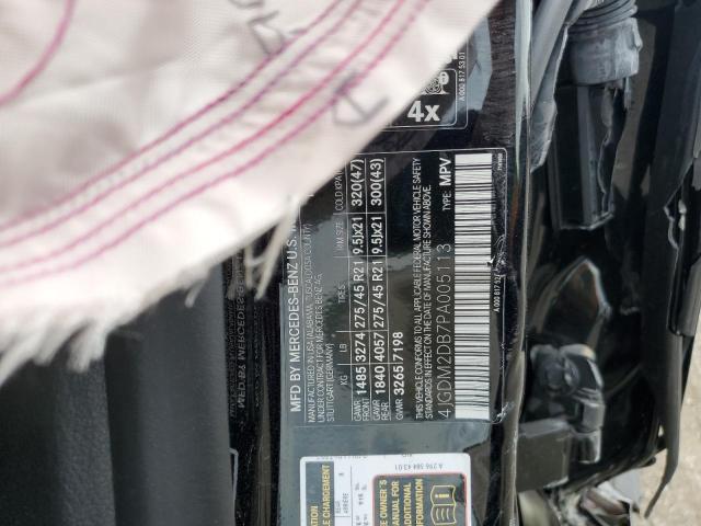 2023 MERCEDES-BENZ EQS SUV 45 4JGDM2DB7PA005113