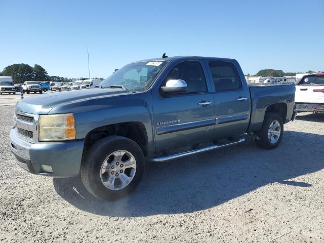 CHEVROLET SILVERADO 2011 teal  flexible fuel 3GCPCSE04BG210383 photo #1