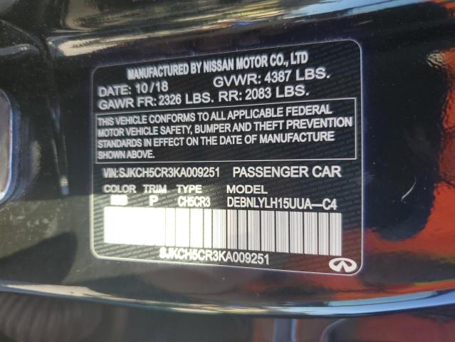 2019 INFINITI QX30 LUXE SJKCH5CR3KA009251