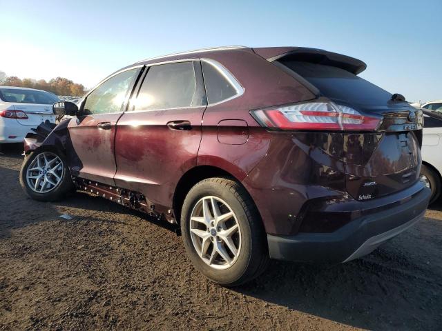 FORD EDGE SEL 2022 burgundy  gas 2FMPK4J93NBA82501 photo #3