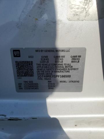 2023 GMC SIERRA K25 - 1GT49REY1PF166500