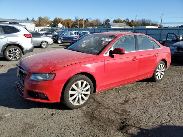 AUDI A4 PREMIUM 2012 red sedan 4d gas WAUBFAFL4CN020027 photo #1