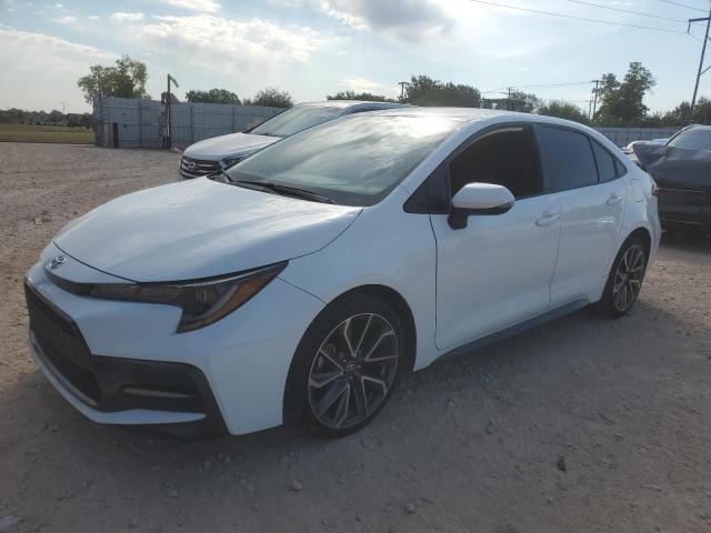 TOYOTA COROLLA SE 2022 white  gas 5YFS4MCEXNP115164 photo #1