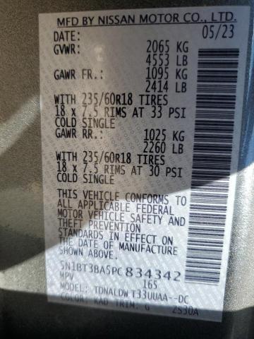 2023 NISSAN ROGUE SV - 5N1BT3BA5PC834342