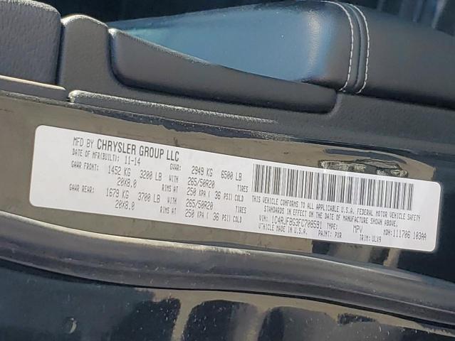 2015 JEEP GRAND CHER - 1C4RJFBG3FC708591