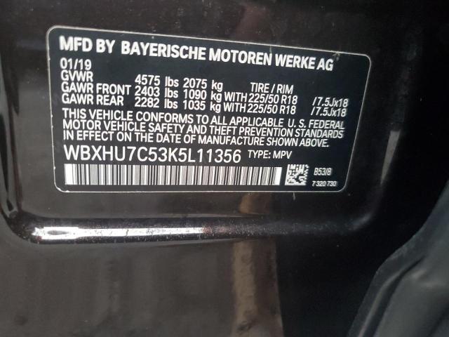 VIN WBXHU7C53K5L11356 2019 BMW X1, Sdrive28I no.13