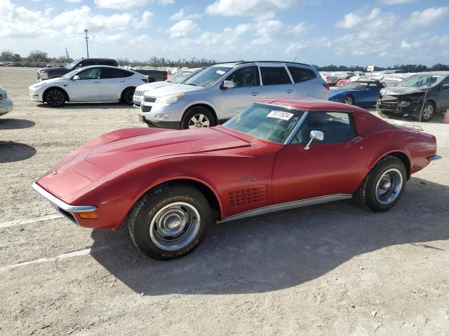 CHEVROLET CORVETTE 1971 red   194371S121536 photo #1