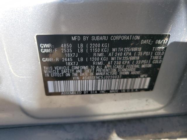 2018 SUBARU OUTBACK 3. - 4S4BSENC5J3220037