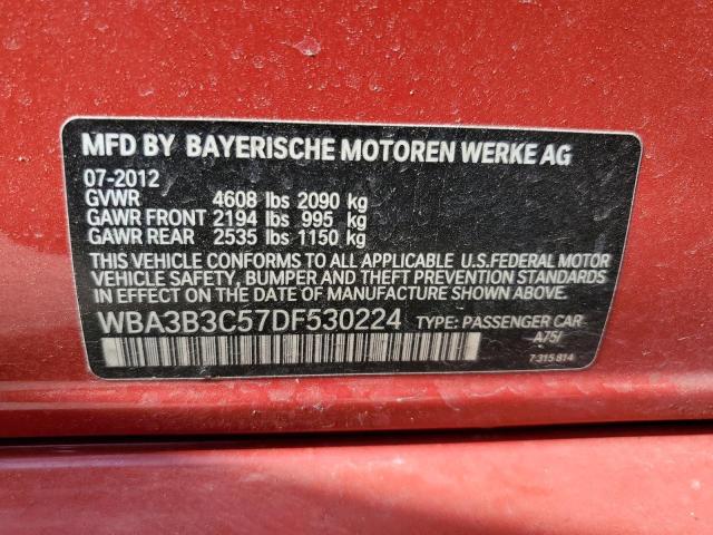 VIN WBA3B3C57DF530224 2013 BMW 3 Series, 328 XI no.12