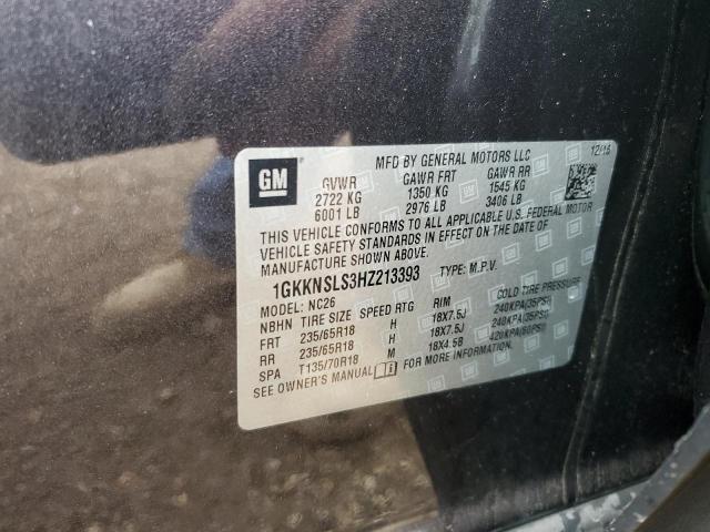 2017 GMC ACADIA SLE 1GKKNSLS3HZ213393