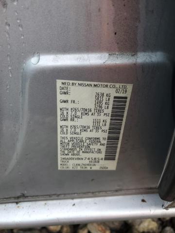 2019 NISSAN FRONTIER S - 1N6AD0EV8KN745854
