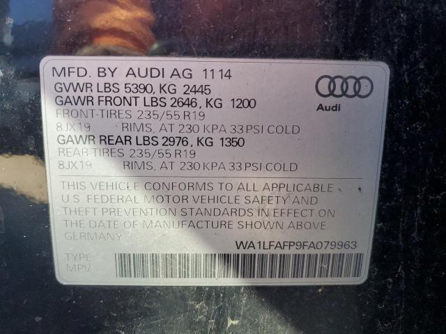 VIN WA1LFAFP9FA079963 2015 Audi Q5, Premium Plus no.13