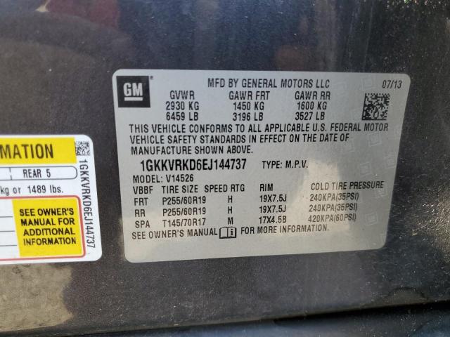 VIN 1GKKVRKD6EJ144737 2014 GMC Acadia, Slt-1 no.13