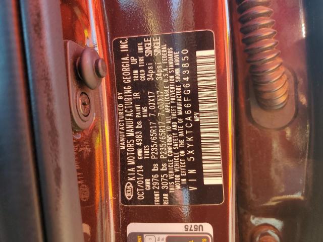 2015 KIA SORENTO LX - 5XYKTCA66FG643850