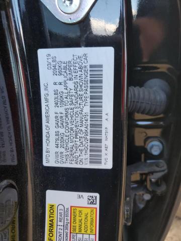 2019 HONDA ACCORD TOU - 1HGCV2F95KA014751