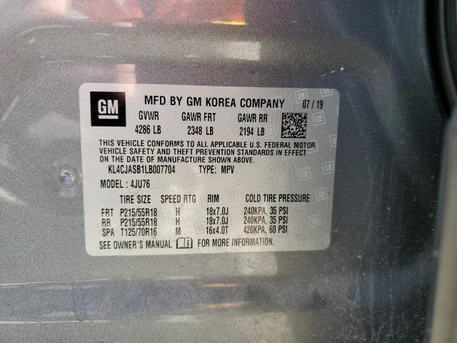 2020 BUICK ENCORE PRE - KL4CJASB1LB007704