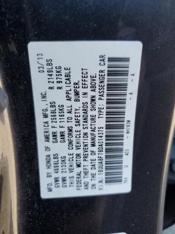 VIN 19UUA8F78DA014375 2013 Acura TL, Advance no.12