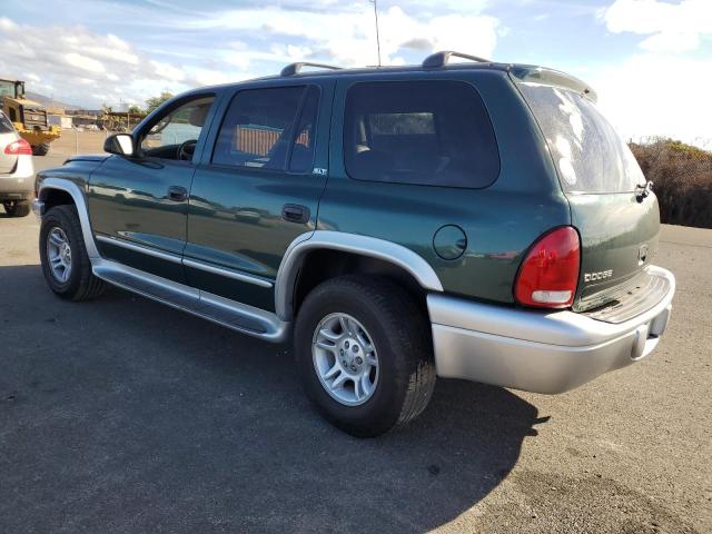 DODGE DURANGO SL 2002 green 4dr spor gas 1B4HS58N32F155715 photo #3