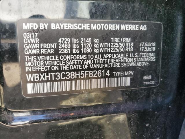 2017 BMW X1 XDRIVE2 - WBXHT3C38H5F82614