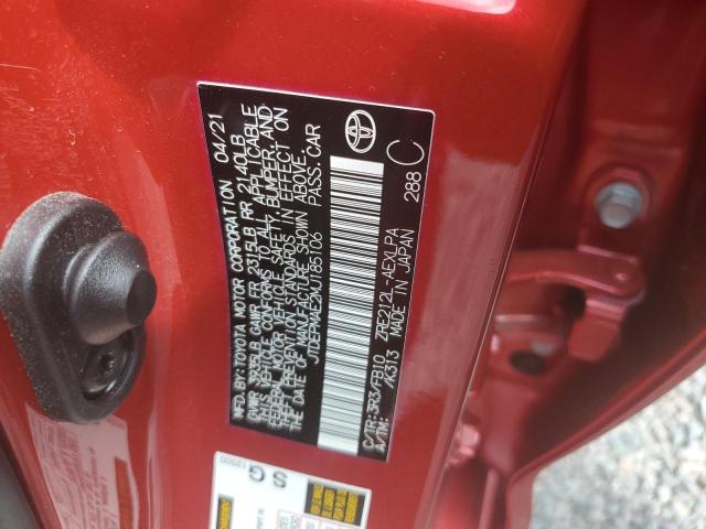 2021 TOYOTA COROLLA LE - JTDEPMAE2MJ185106