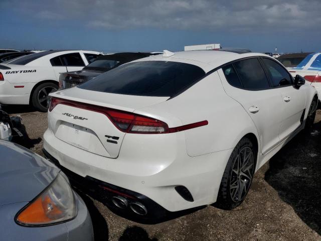 KIA STINGER GT 2022 white  gas KNAE35LDXN6114999 photo #4