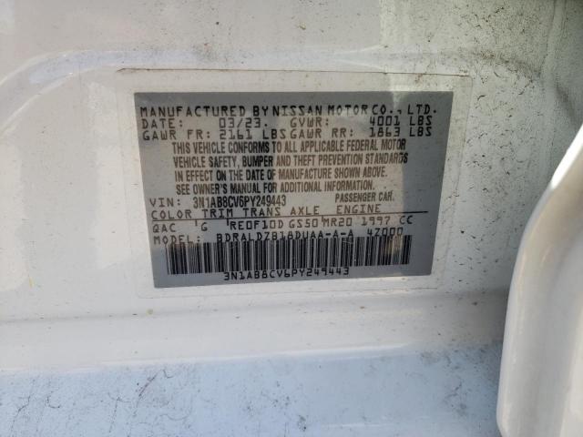 2023 NISSAN SENTRA SV - 3N1AB8CV6PY249443