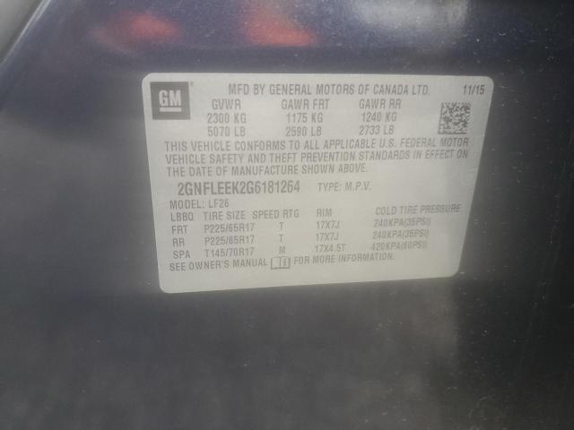 2016 CHEVROLET EQUINOX LS - 2GNFLEEK2G6181264