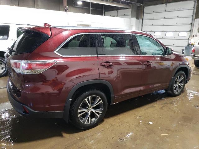 VIN 5TDJKRFH4GS340145 2016 Toyota Highlander, Xle no.3