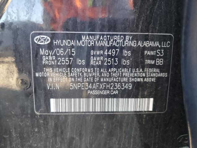 2015 HYUNDAI SONATA SPO - 5NPE34AFXFH236349