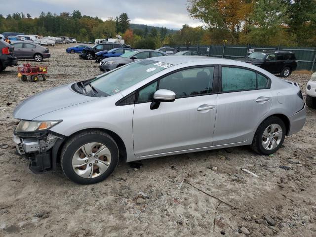 HONDA CIVIC LX 2014 silver  gas 2HGFB2F5XEH556808 photo #1