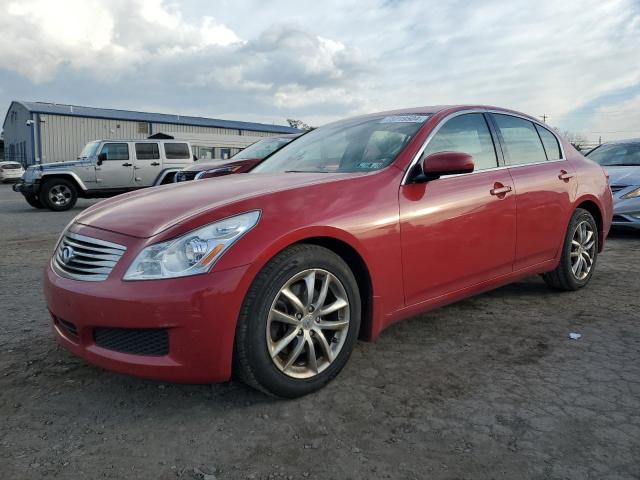 INFINITI G35 2008 red  gas JNKBV61F88M272377 photo #1